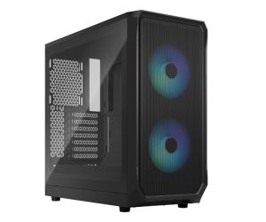 Fractal Design Focus 2 RGB Siyah Temperli Cam Oyuncu Bilgisayar Kasası FD-C-FOC2A-03