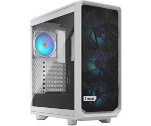 Fractal Design Meshify 2 Compact RGB Beyaz Temperli Cam Oyuncu Bilgisayar Kasası